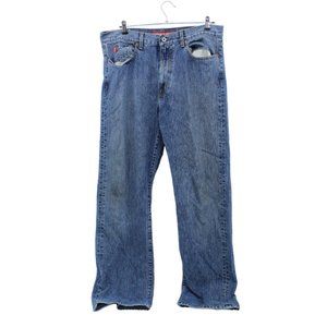 GUESS Mens Jeans 36x34 VTG Blue Denim 10089 10M